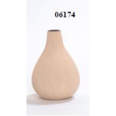 CERAMIC VASE 6” x 6” x 8” Beige- CLOSEOUT SALE !!